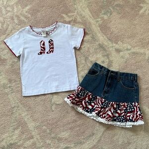 Patriotic Cowgirl Outfit